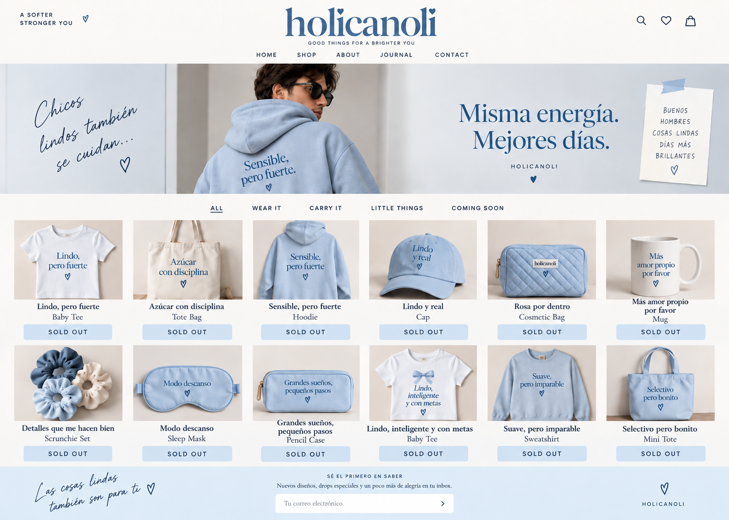 Holicanoli In Blue collection